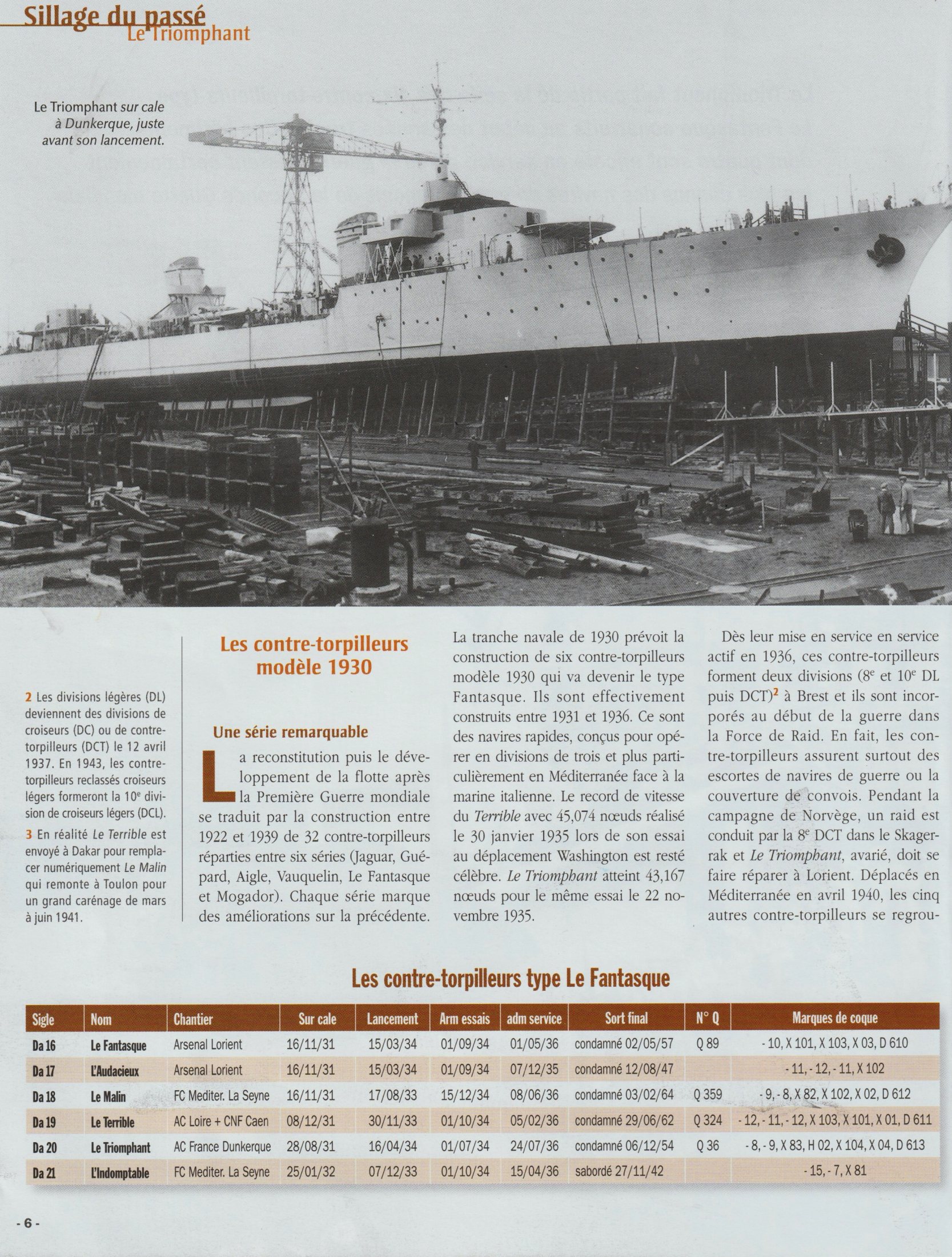 Le Triomphant — revue Marines & Forces navales — page 4