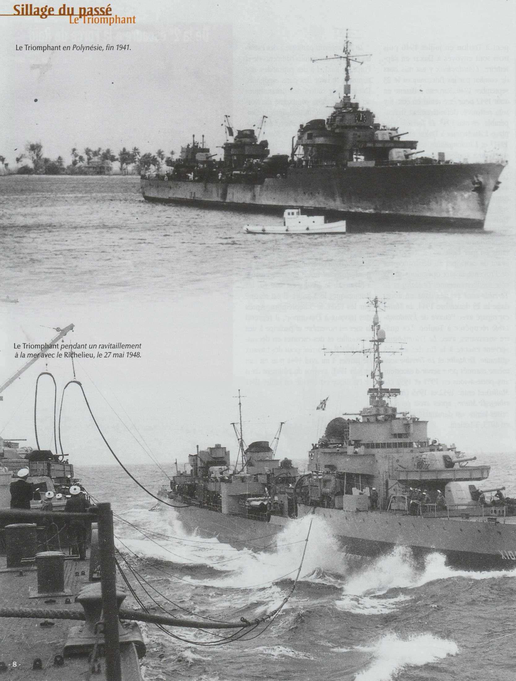 Le Triomphant — revue Marines & Forces navales — page 6