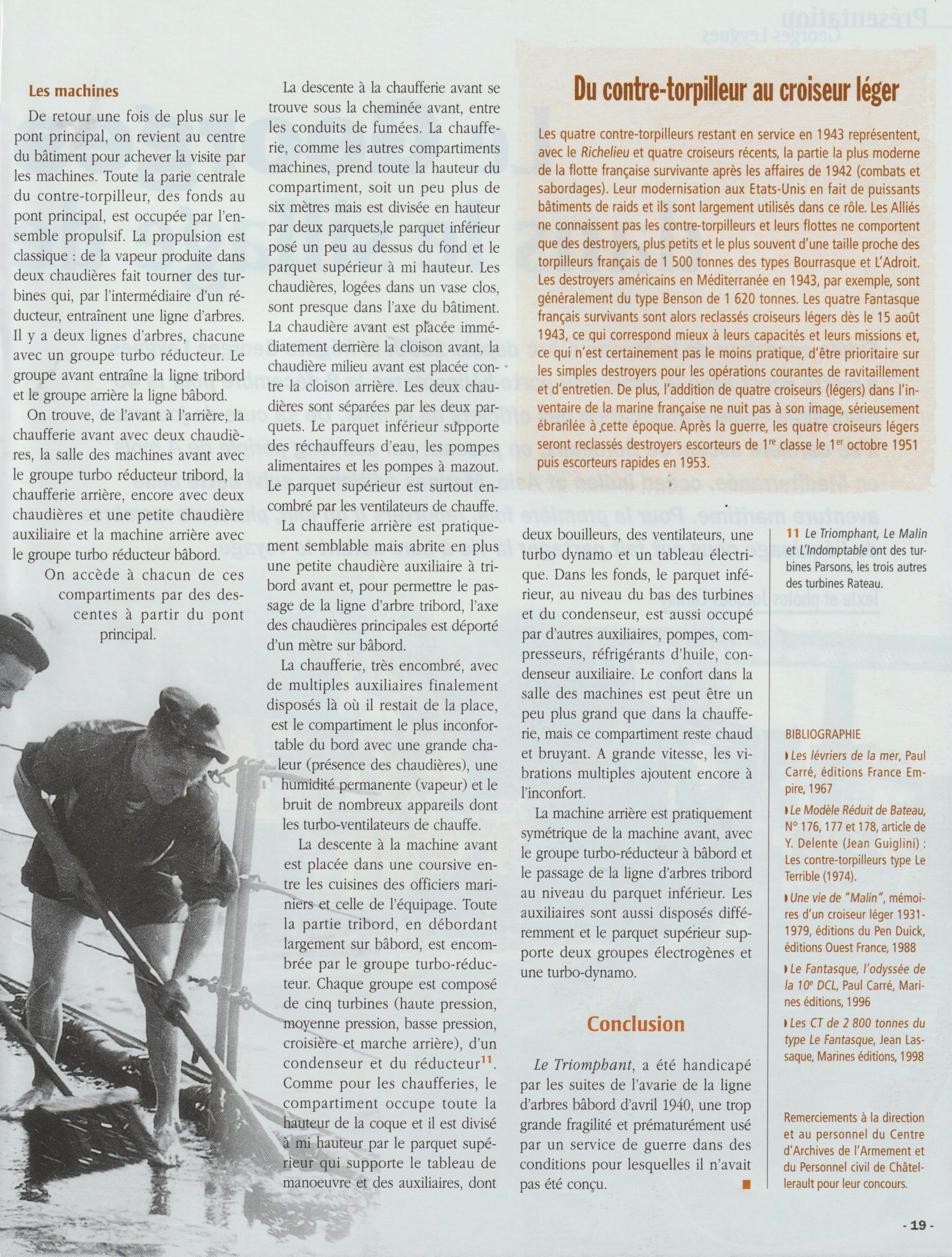 Le Triomphant — revue Marines & Forces navales — page 17