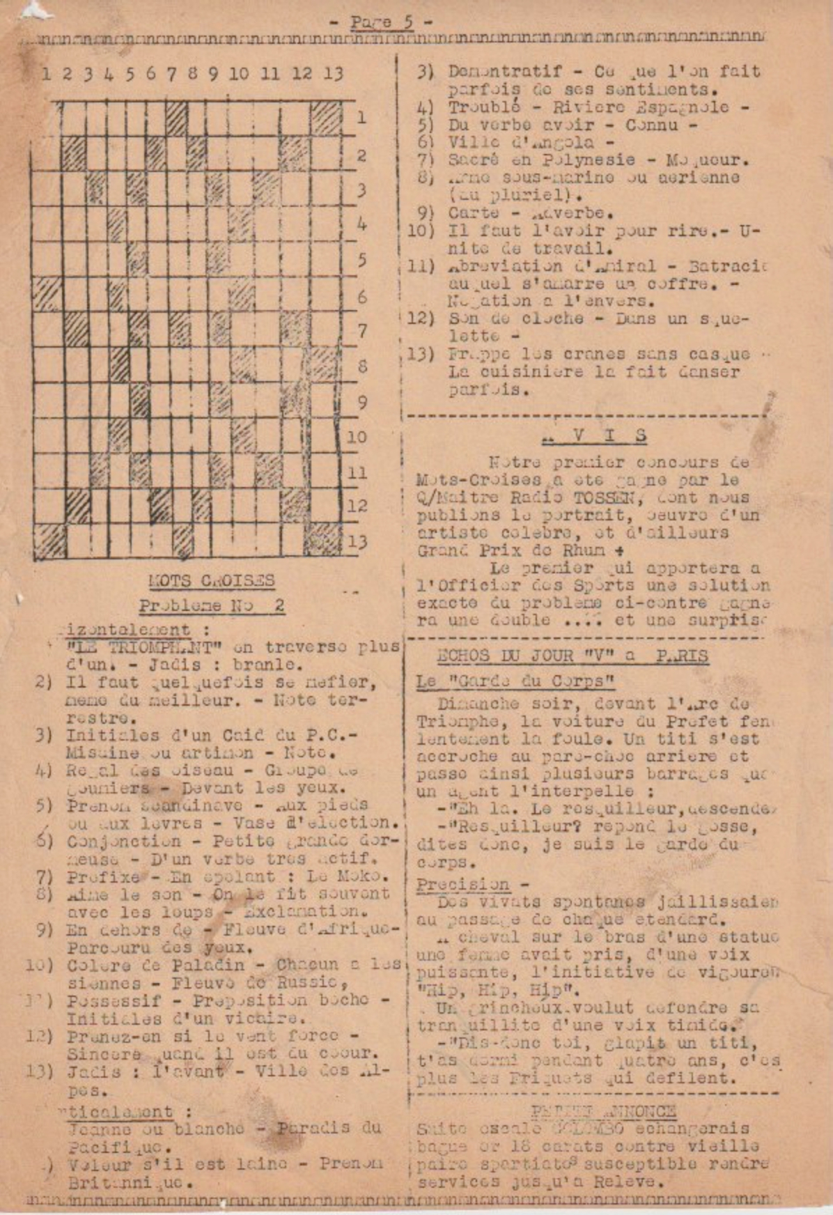 Le Réveil TRIOMPHANT - 3 juin 1945 — page 5