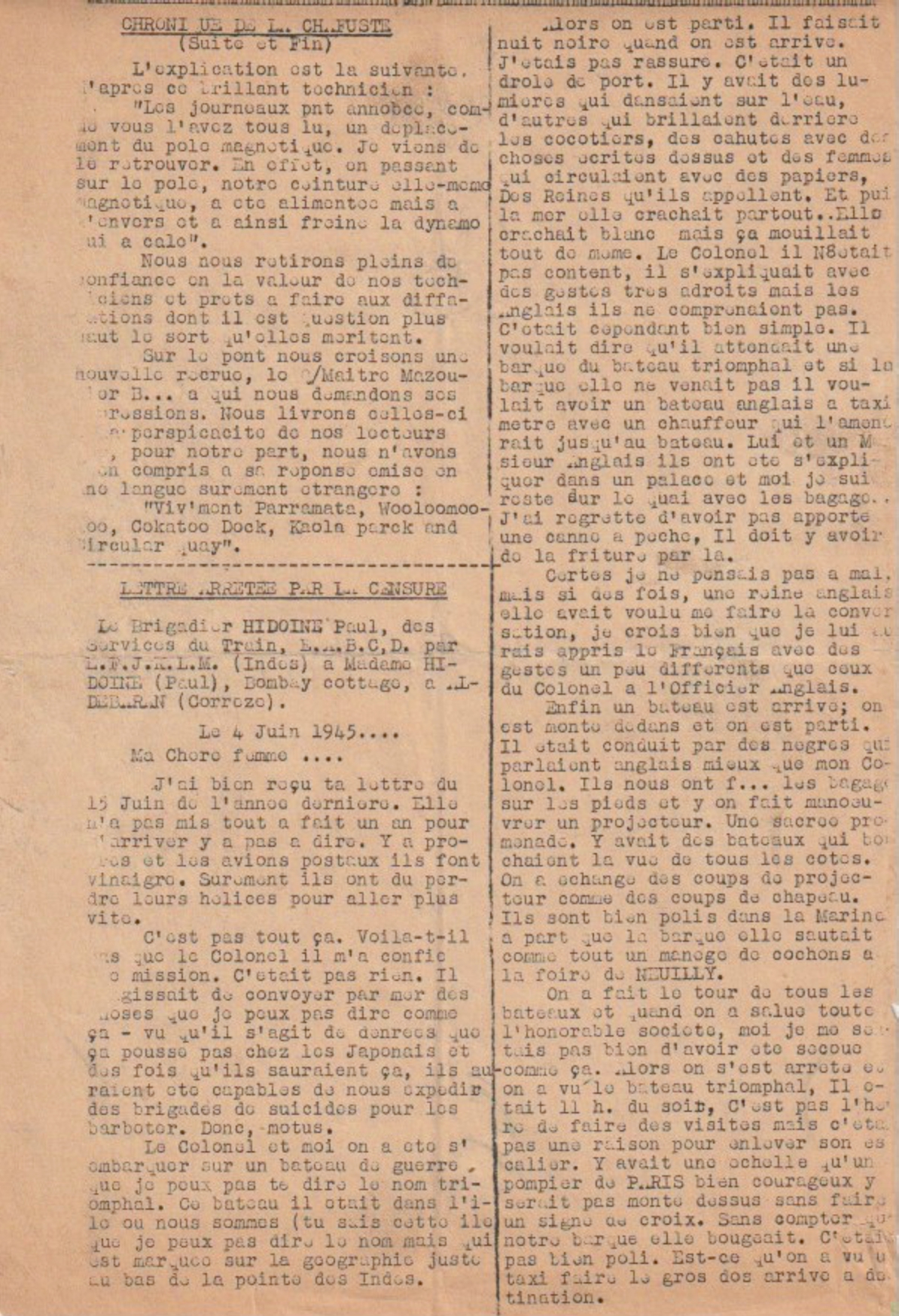 Le Réveil TRIOMPHANT - 9 juin 1945 — page 4