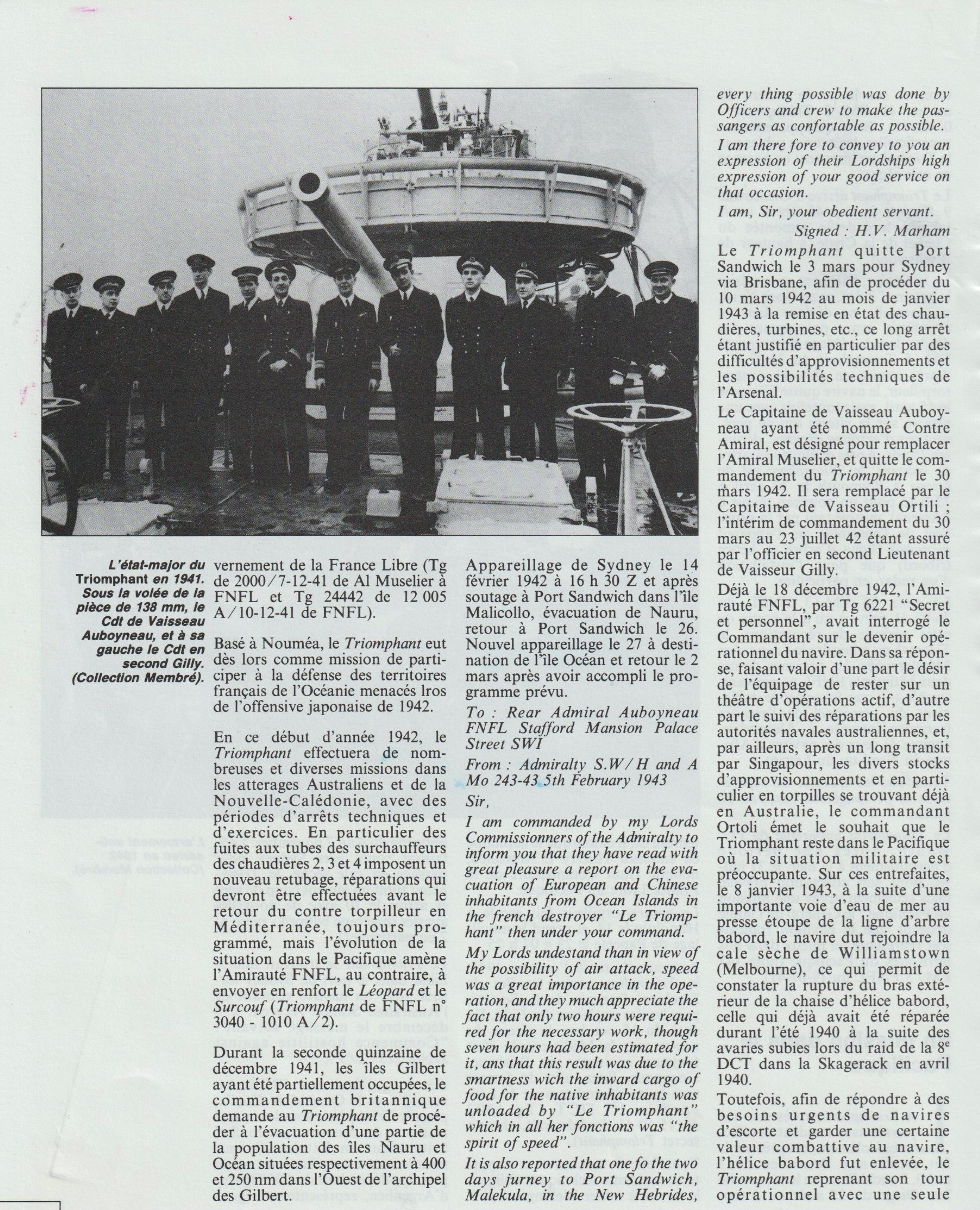 Le Triomphant sur toutes les mers · 1939–1954 — page 5