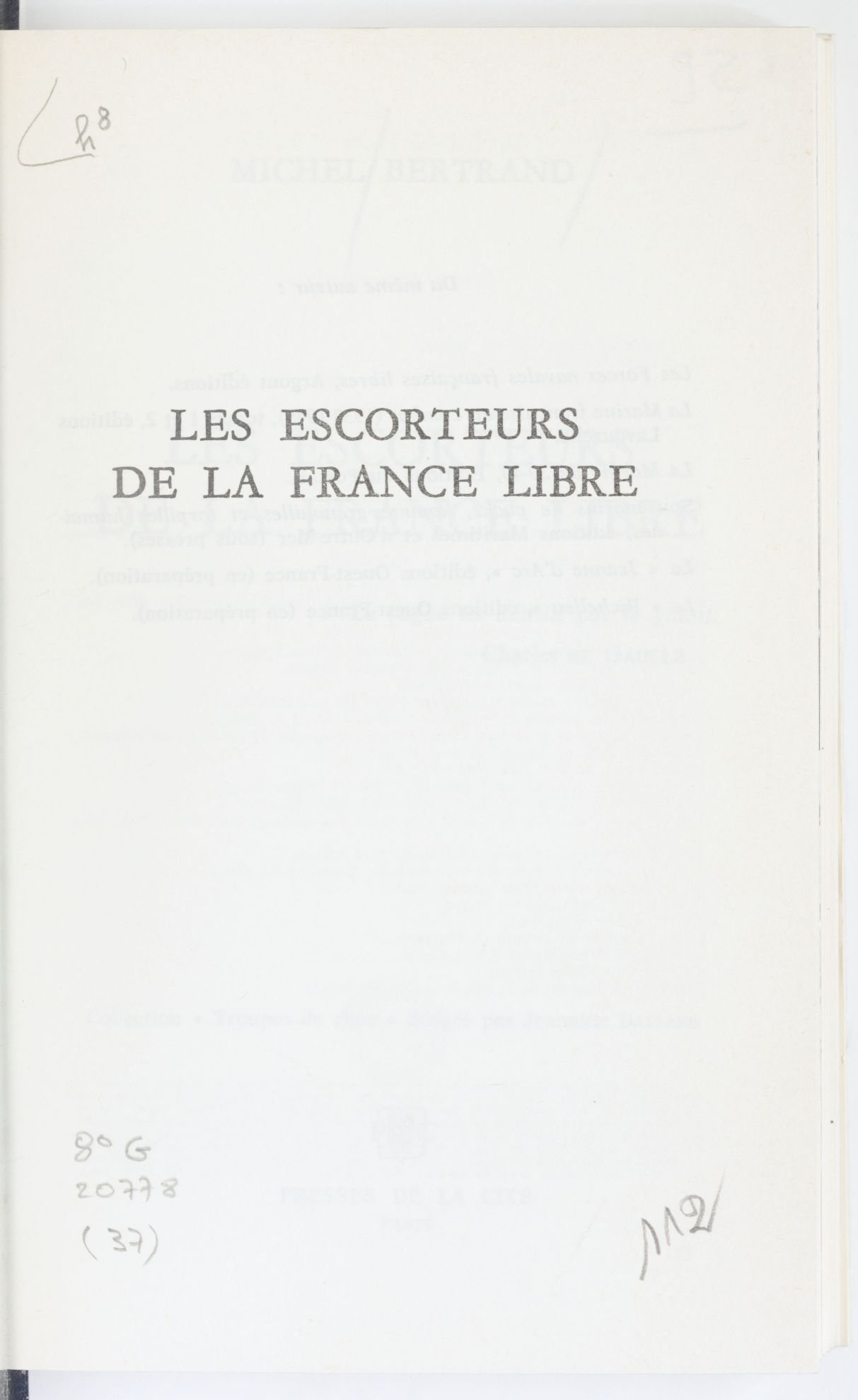 Livre Girardon — Les FNFL — page 4